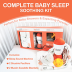 Baby Shusher Newborn Gift Set – Sound Machine & Swaddles