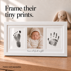 Baby Handprint & Footprint Keepsake Frame – Love at First Sight