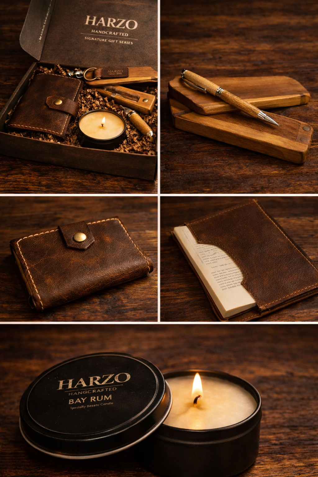 The Executive Leather Journal & Pen Gift Set