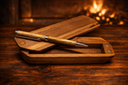 The Executive Leather Journal & Pen Gift Set
