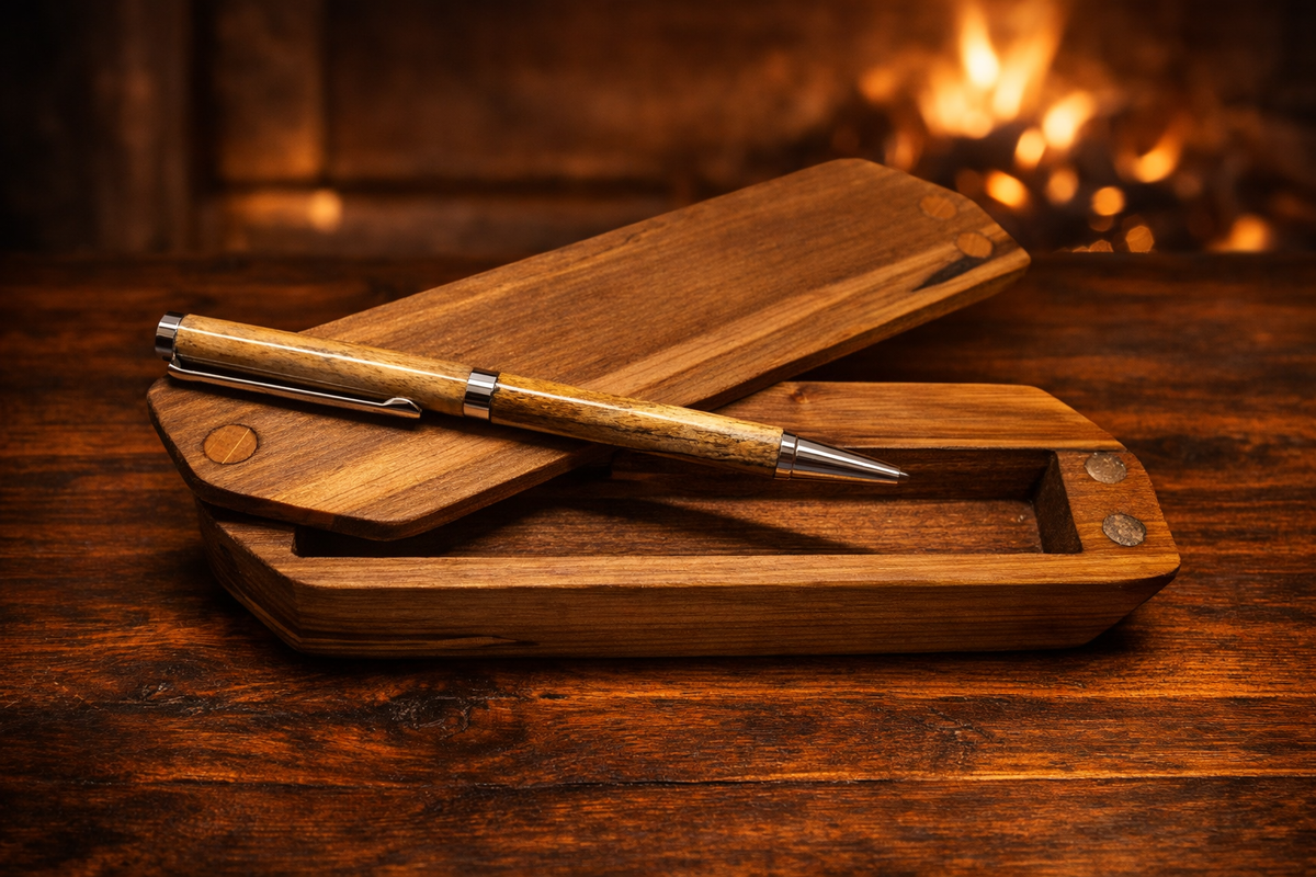 The Executive Leather Journal & Pen Gift Set