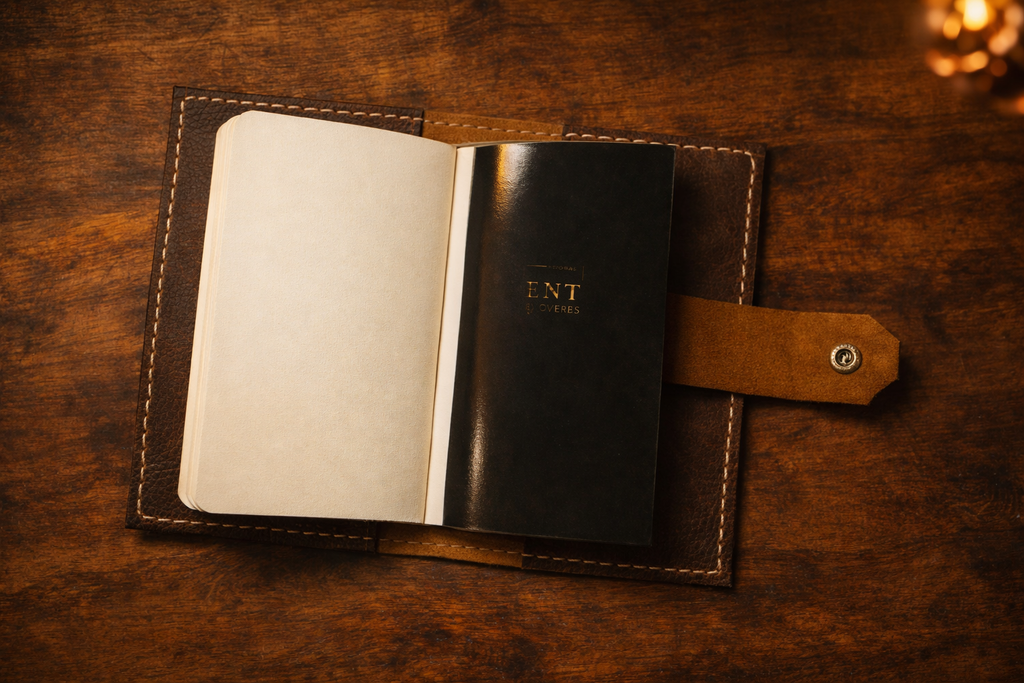The Executive Leather Journal & Pen Gift Set
