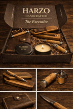 The Executive Leather Journal & Pen Gift Set
