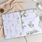 The Story of You: Fearfully and Wonderfully Made (Bear Forest) - Linen Baby Keepsake Book with Storage Box