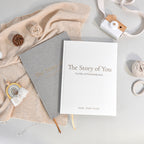 The Story of You: Fearfully and Wonderfully Made (Bear Forest) - Linen Baby Keepsake Book with Storage Box