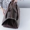 Personalized Leather Garment Duffel Bag