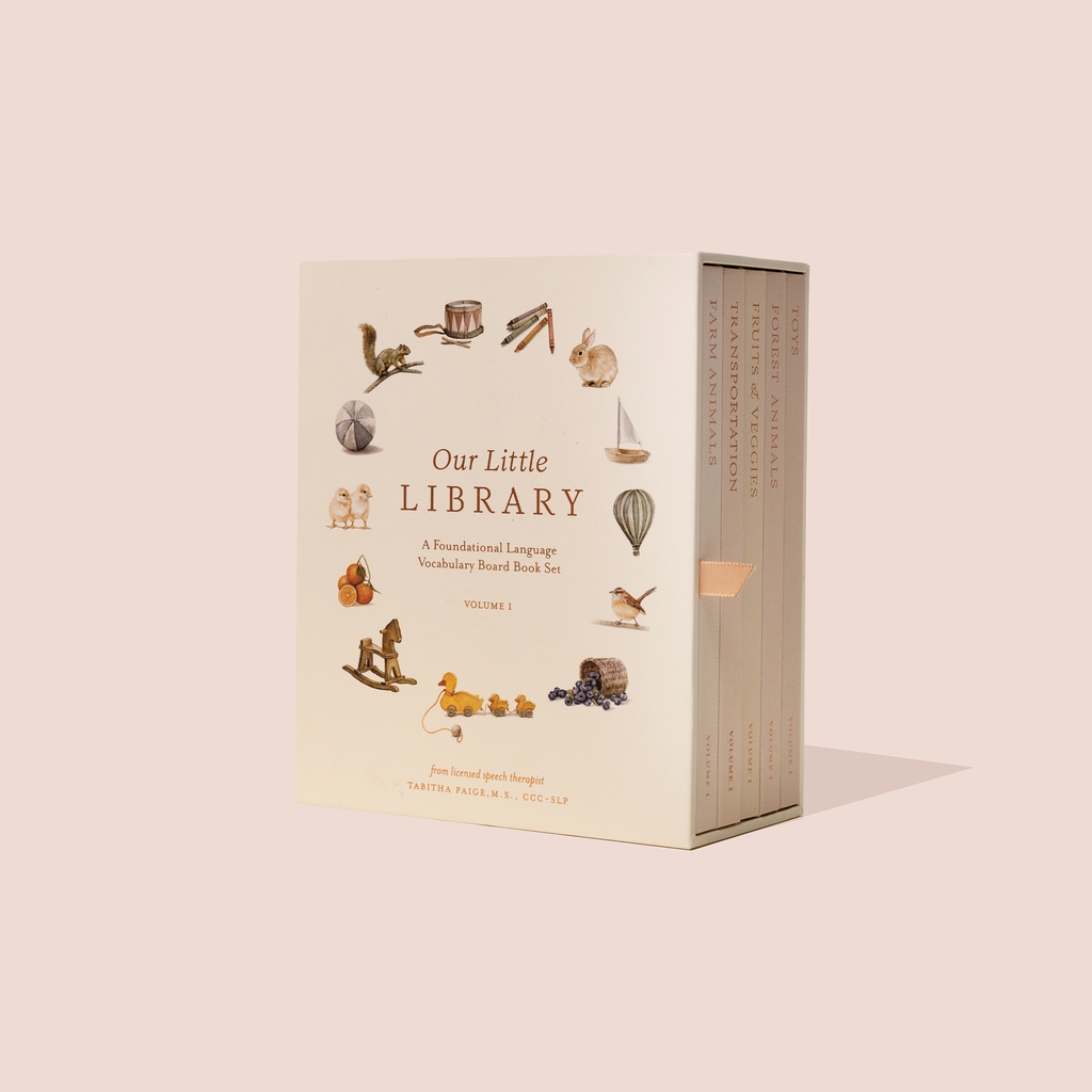 Our Little Library First Words Board Book Gift Set – 5 Books
