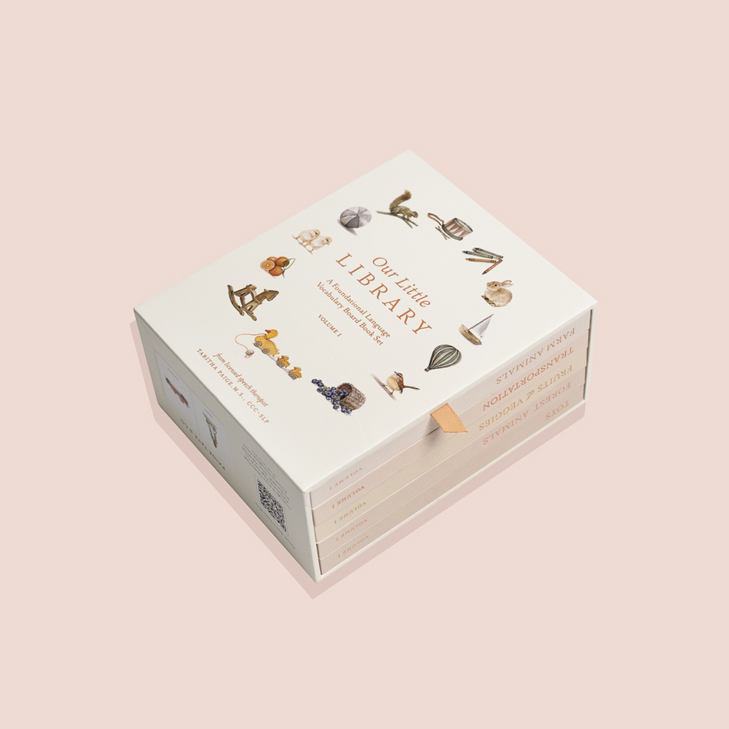 Our Little Library First Words Board Book Gift Set – 5 Books