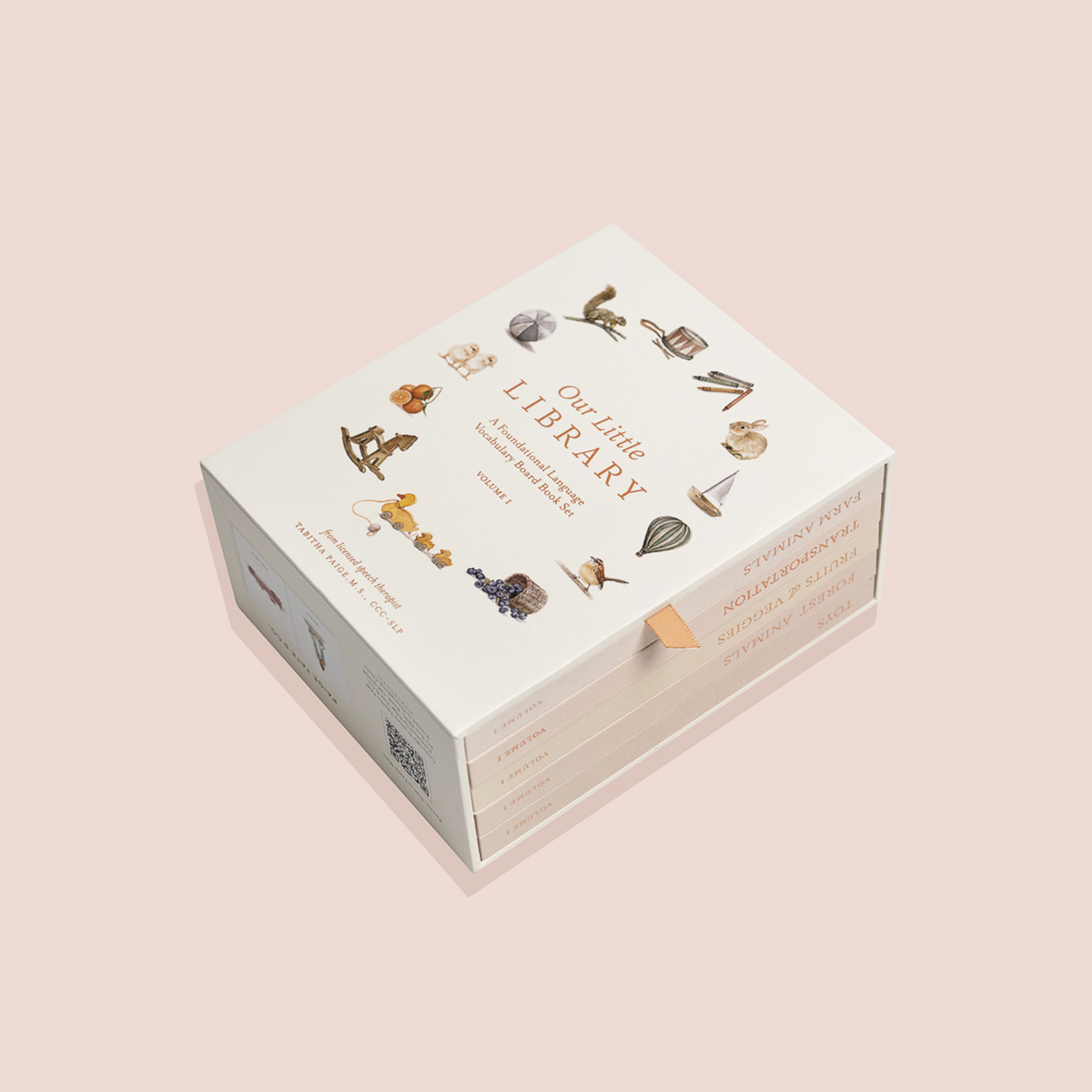 Our Little Library First Words Board Book Gift Set – 5 Books