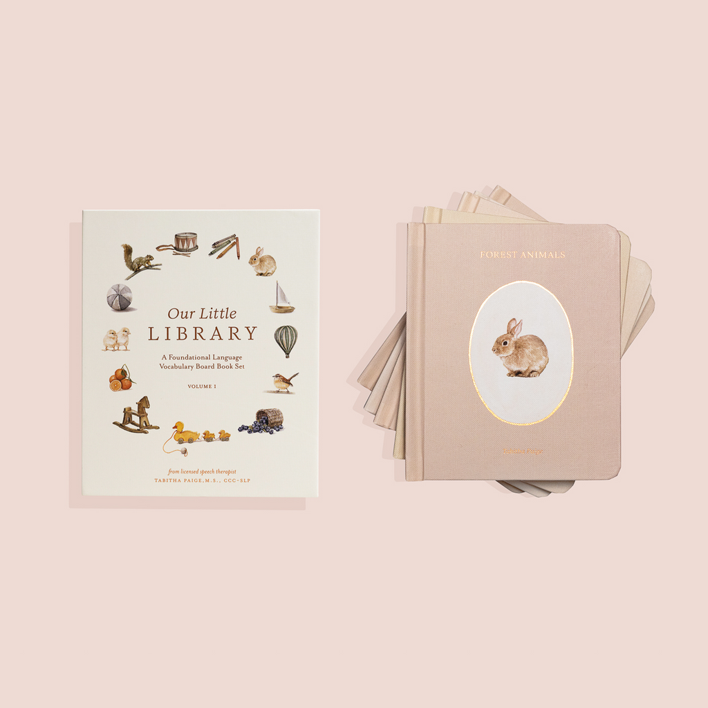 Our Little Library First Words Board Book Gift Set – 5 Books