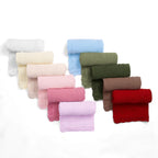 Rose Pink Cotton Heirloom Baby Blanket