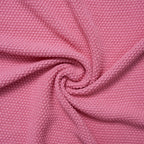 Rose Pink Cotton Heirloom Baby Blanket