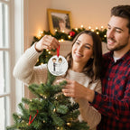 Personalized Wedding Christmas Ornament – Names & Date